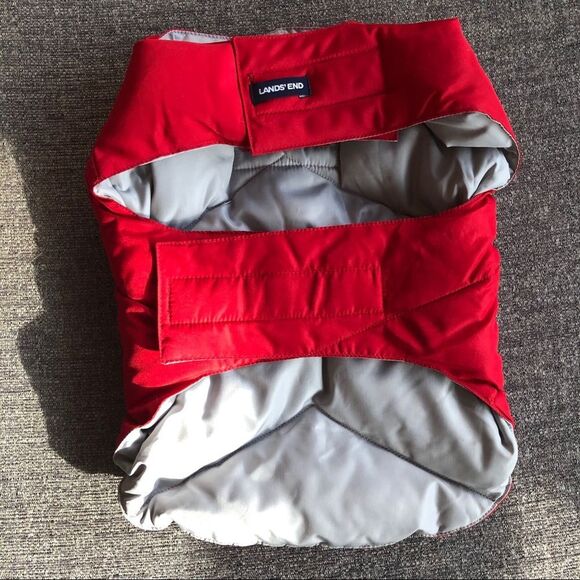 LANDS’ END Dog Solid Puffer Vest - Picture 4 of 9